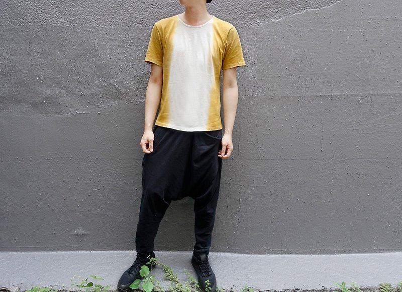 I. A. N Design Gardenia T-Shirt Organic Cotton - Unisex Hoodies & T-Shirts - Cotton & Hemp Yellow