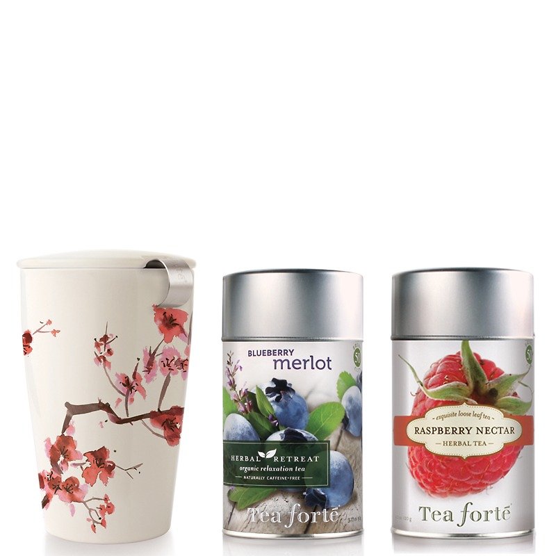 Tea Forte cherry blossom season exclusive special offers (+ ceramic cup of tea) - ชา - วัสดุอื่นๆ 