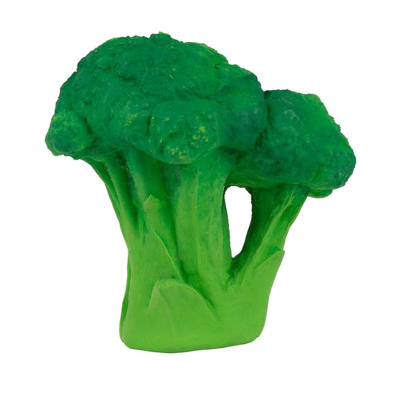 西班牙Oli and Carol 健康蔬果系列-花椰菜 - 嬰幼兒玩具/毛公仔 - 橡膠 綠色
