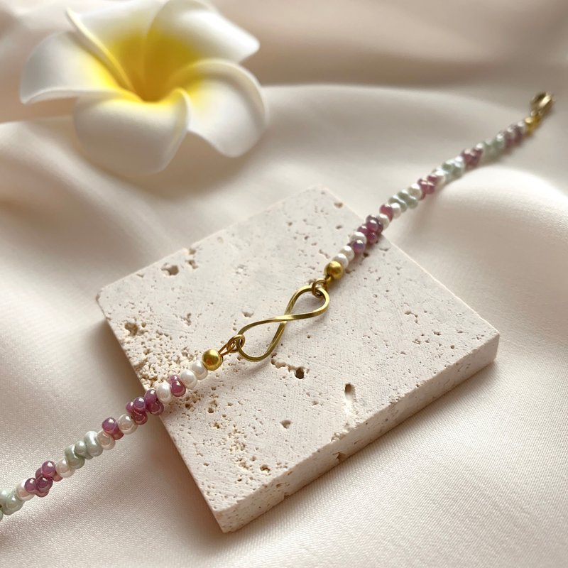 水果樂園 -古董珠 黃銅手環 - 手鍊/手環 - 銅/黃銅 多色