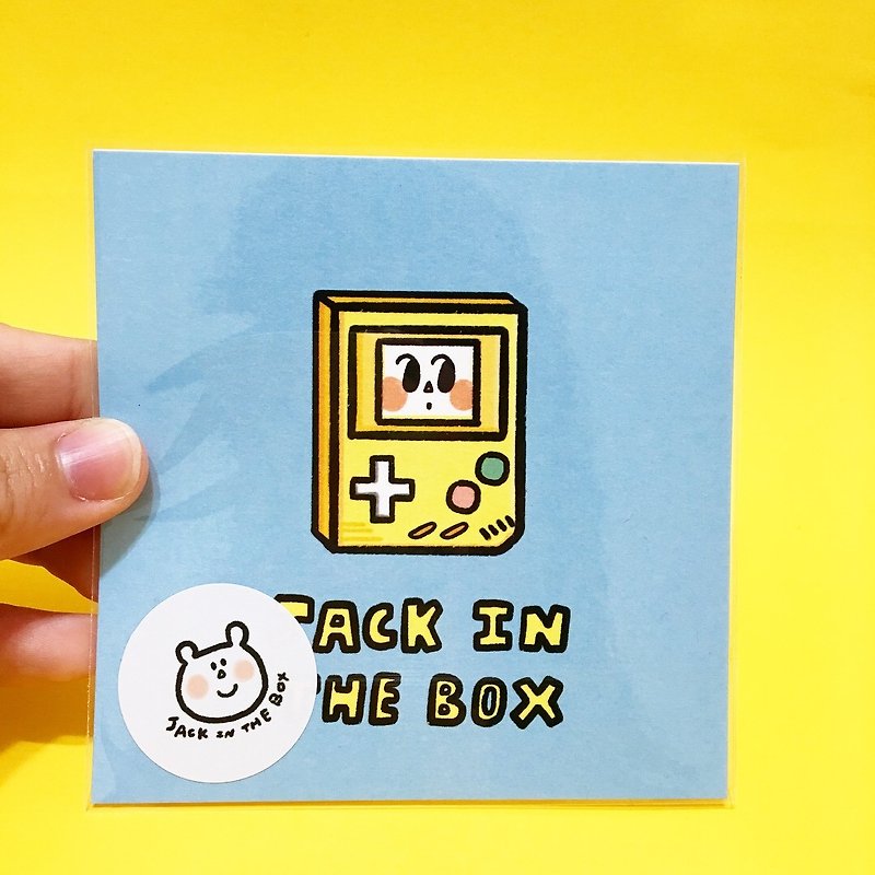 Jack in the box Electric toy series of small square card has a variety of optional - Cards & Postcards - Other Metals 