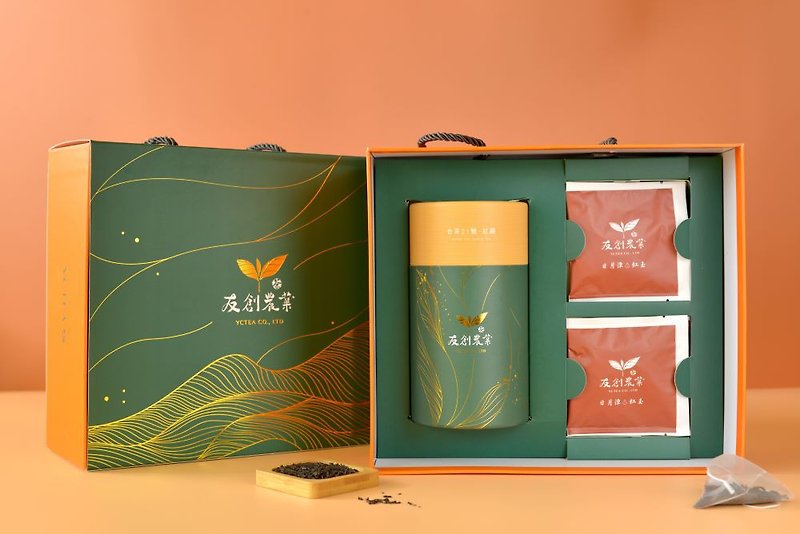 Mid-Autumn Festival gift box [tea food x Youchuang joint name] tea gift yellow | tea table grade tea x tea bag - Tea - Fresh Ingredients 
