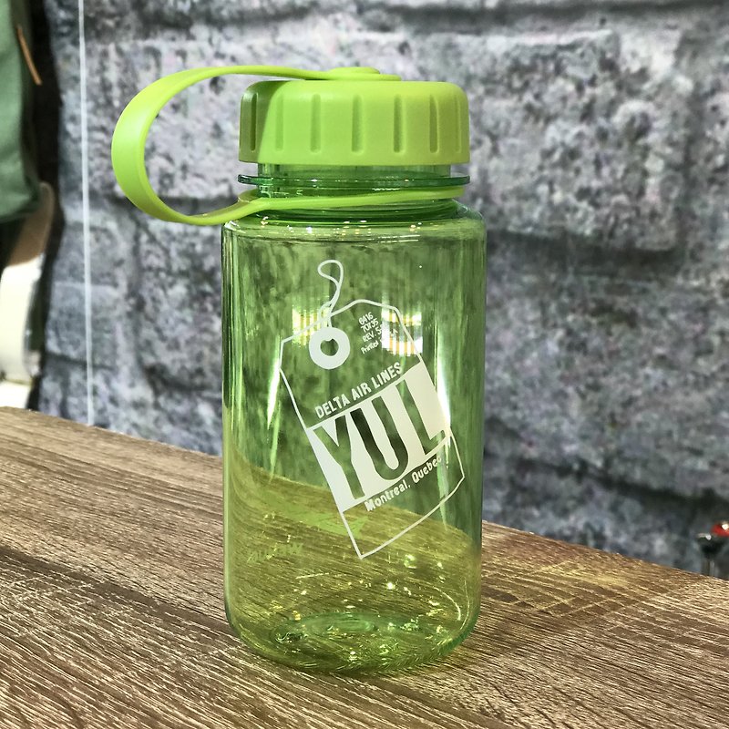 安全物料 Tritan 防漏 山系水瓶水壺水杯 禮物- Trip綠色 (350ml) - 水壺/水瓶 - 塑膠 