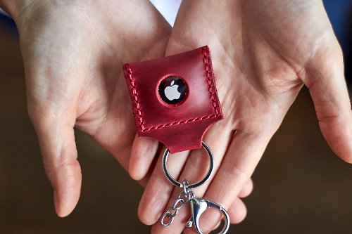 Sunbrilo AirTag Leather Case | AirTag holder | AirTag Keychain | Coin holder keychain