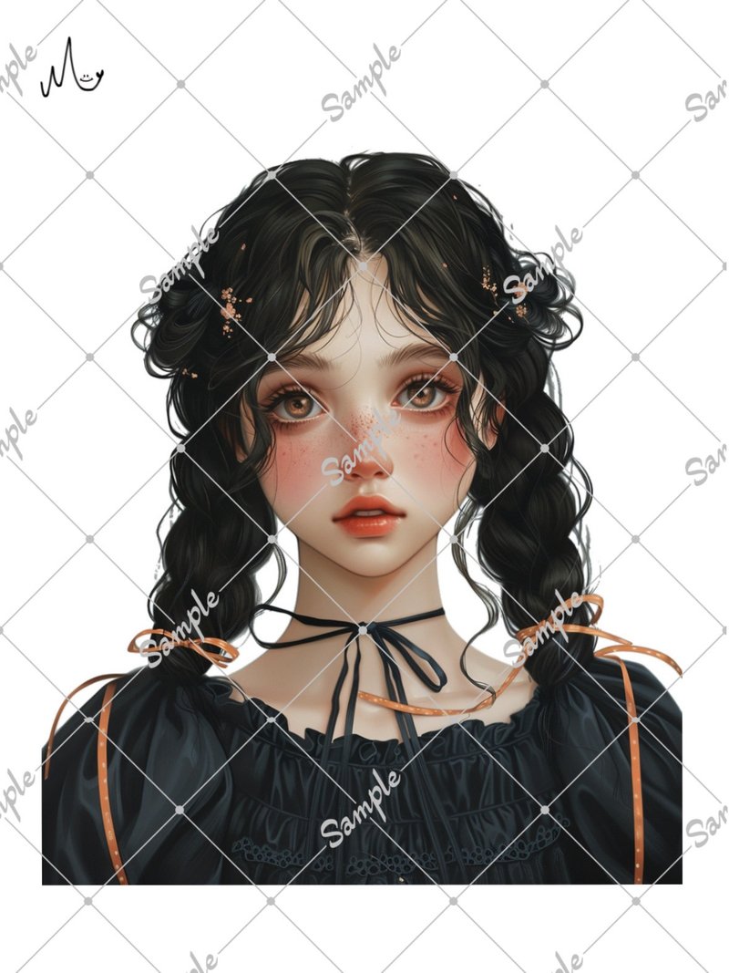 オリジナル人物ステッカー - 貼紙 - 紙 