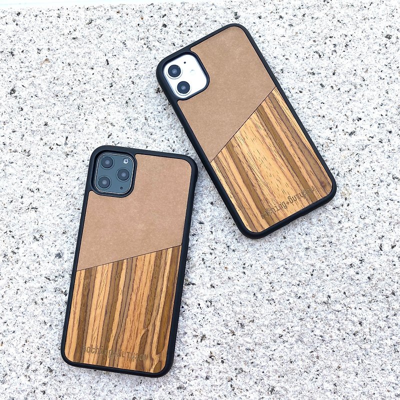 IPhone 11 /11 pro /11pro max case - Phone Cases - Cork & Pine Wood Khaki
