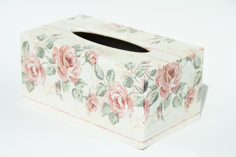  0918面紙盒 - 裝飾/擺設  - 木頭 粉紅色