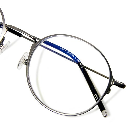 ALEGANT 時尚墨鏡│濾藍光眼鏡 莫內的印象光影│日本設計純灰輕量鈦金屬質感圓光學框濾藍光眼鏡