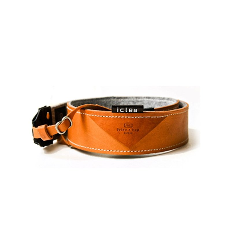 【icleaXbag】 Handmade leather camera strap DG03 - กล้อง - หนังแท้ 