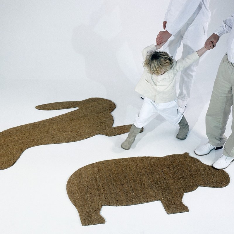 Dutch Design Group / Droog Design--Rabbit Foot Mat - Rugs & Floor Mats - Linen Brown