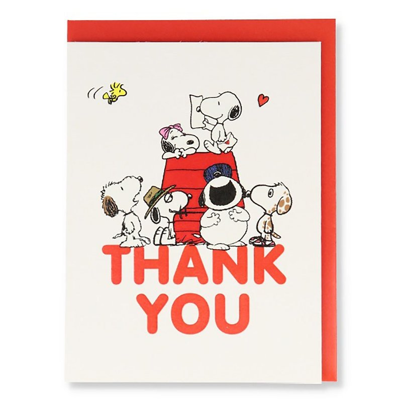 Say thank you loudly [Hallmark-Snoopy Pop-up Card JP Unlimited Thanks] - การ์ด/โปสการ์ด - กระดาษ ขาว