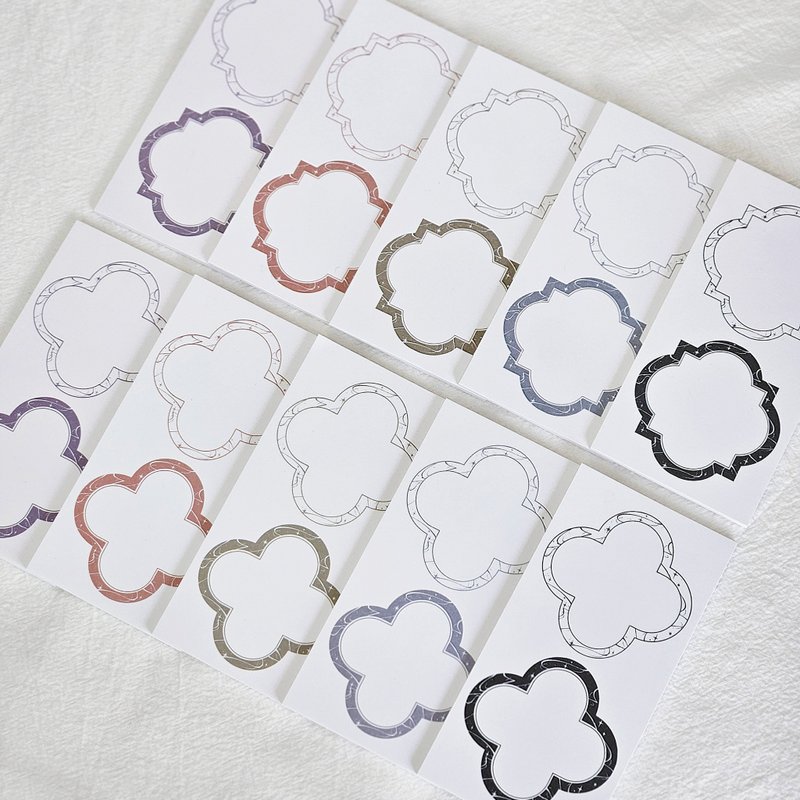 Quatrefoil frame memo pad - กระดาษโน้ต - กระดาษ 