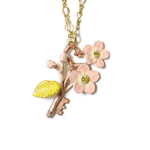 Spring Key / Necklace Sakura Key NE433