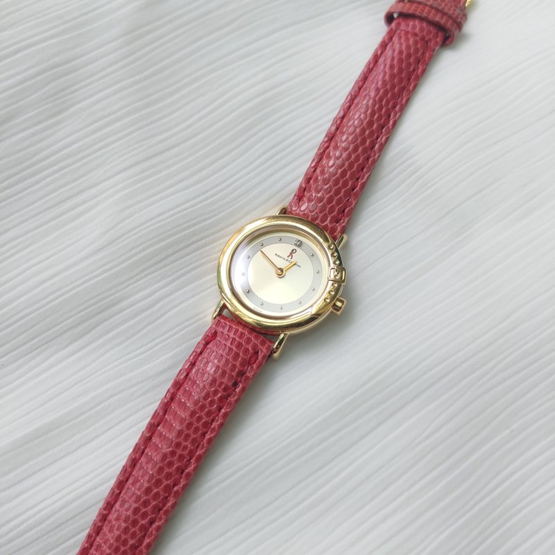 SY Vintage | Italian Roberta Di Camerino belt-shaped antique watch - นาฬิกาผู้หญิง - โลหะ 