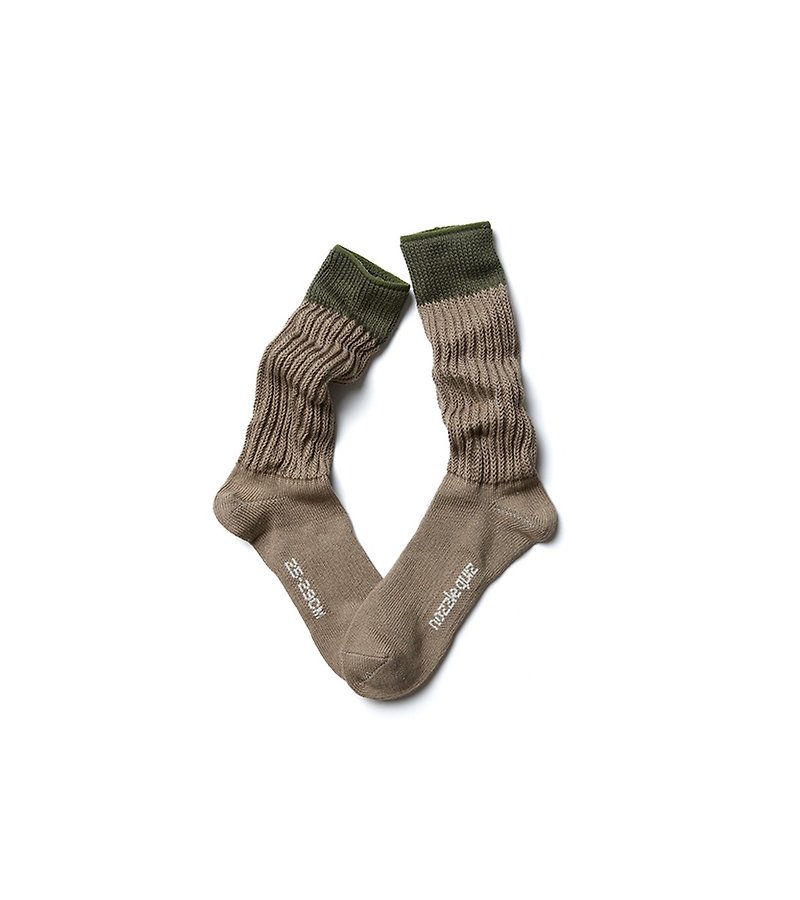 O'Forest - Essential O'Skool Crew Socks - ถุงเท้า - ผ้าฝ้าย/ผ้าลินิน สีเขียว