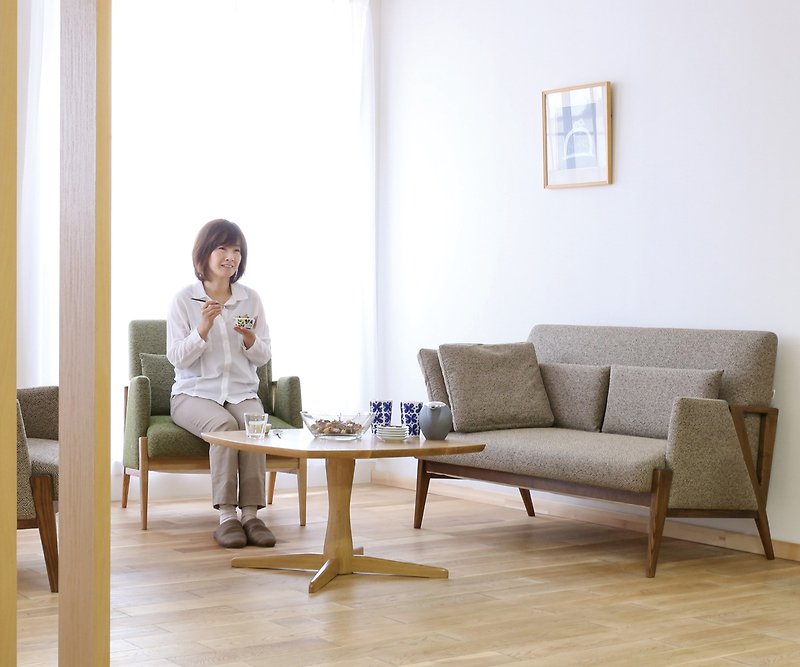 Asahikawa Furniture Miyata Industry ASH - Chairs & Sofas - Wood Brown