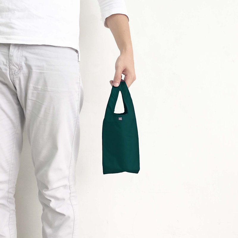 U1 No. 1 Eco Shopping Bag / Modified Recycled / Chrome Green - Handbags & Totes - Polyester Green