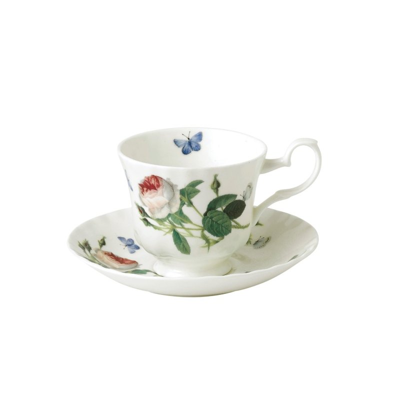 UK RK | Palace Garden Rose Garden 230ml Cup & Plate Set - Teapots & Teacups - Porcelain Multicolor