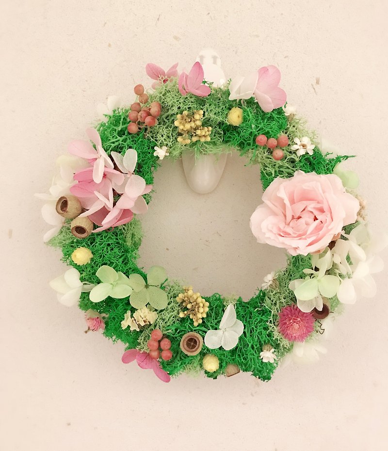 Not Decorating Flower Garland / Spring Garland / Pink Marian - Items for Display - Plants & Flowers Green
