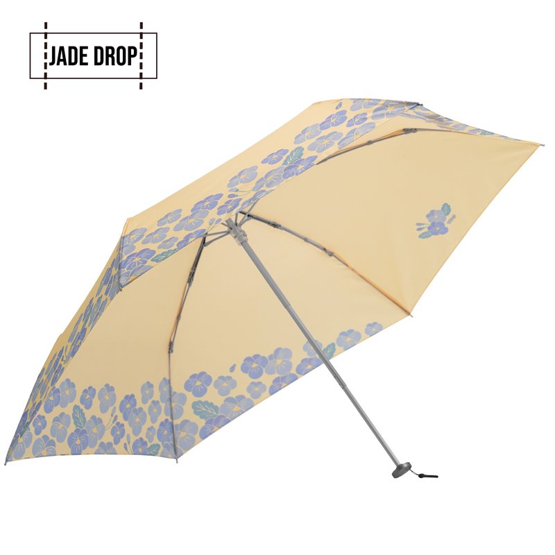 [JD Beauty Skin Umbrella] Edo Story. Corydalis Yellow - Umbrellas & Rain Gear - Polyester Yellow