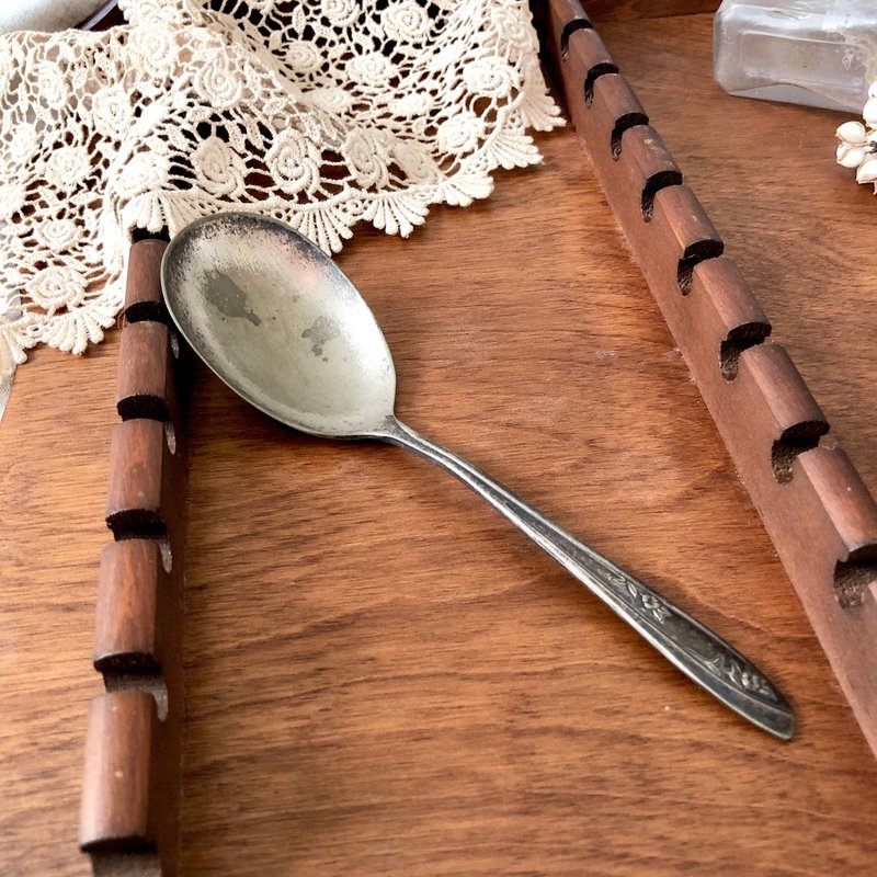 Vintage 1957年製 Wm Rogers International Silver 大湯匙 - 刀叉/湯匙/餐具組 - 銀 