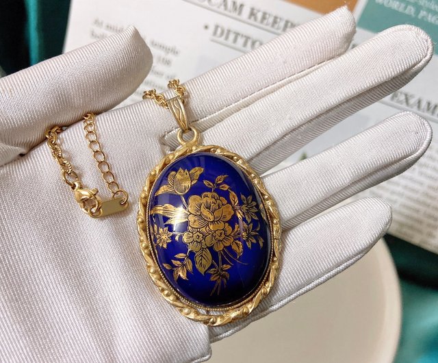 (仏)アンティーク　リモージュコロネット　プレート　2枚 ミニチュア 2点セット)フランス アンティーク リモージュ 金彩