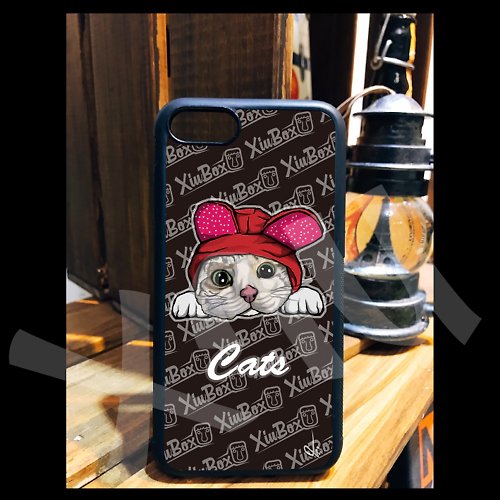 CHIC SHOP 插畫設計館 兔耳朵 貓 貓咪 手繪 客製 手機殼 iPhone 14 13 12 11 XR 8 7 6