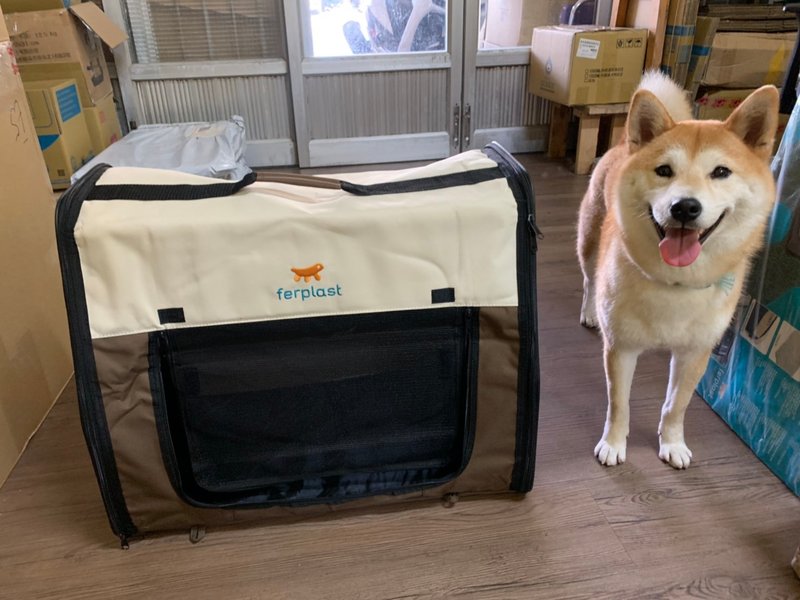 柴犬大學-義大利ferplast外出摺疊籠 旅行 住宿 露營中小型犬專用 - 寵物床 - 尼龍 