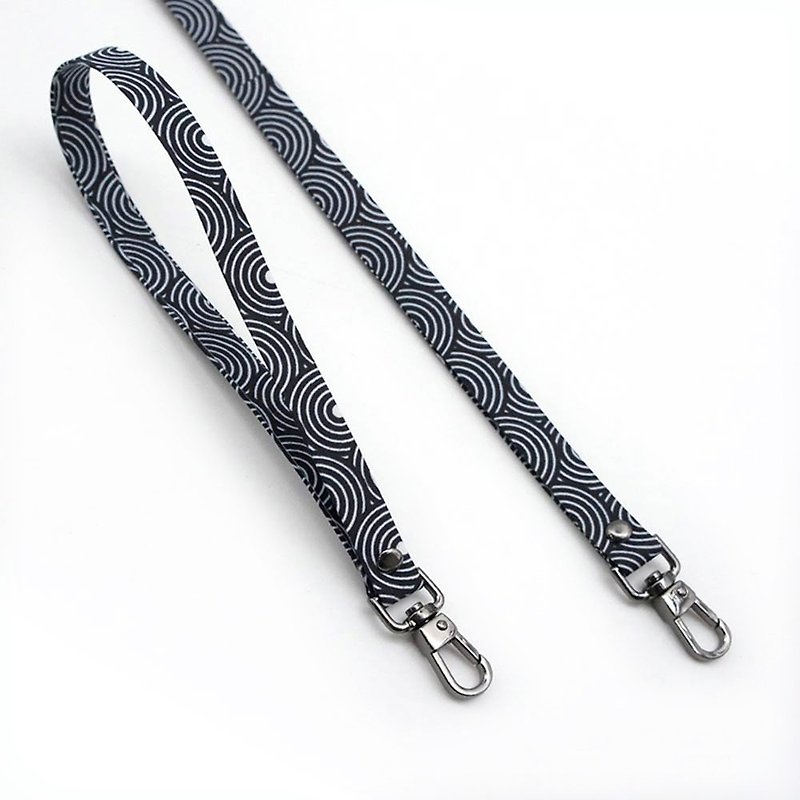 [ekax]ロングネックロープ/ショートリストロープ（スワールファッション） - パスケース - その他の化学繊維 