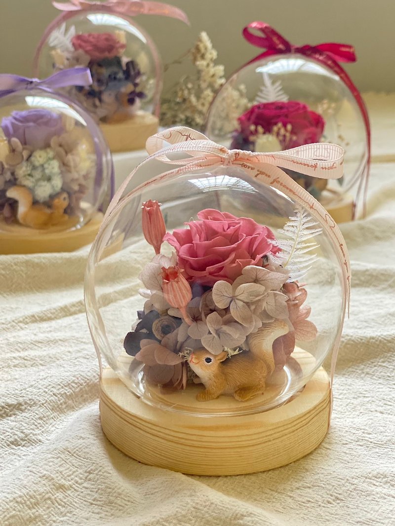 [Secrets in the crystal] Everlasting flower crystal glass cup - Dried Flowers & Bouquets - Plants & Flowers 