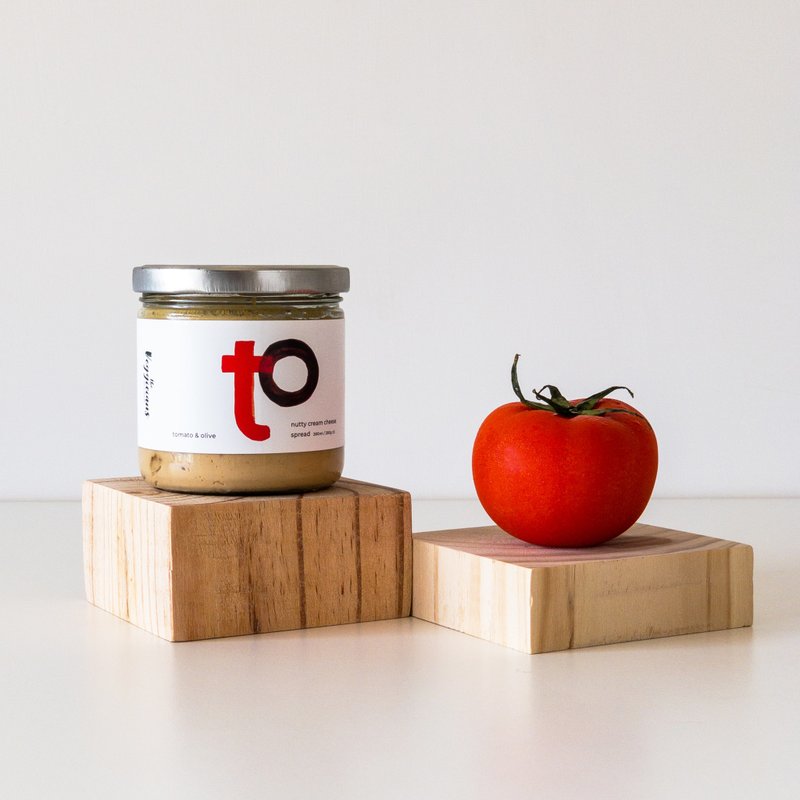 Tomato Olive Nut Fermented Cheese Spread - แยม/ครีมทาขนมปัง - อาหารสด 