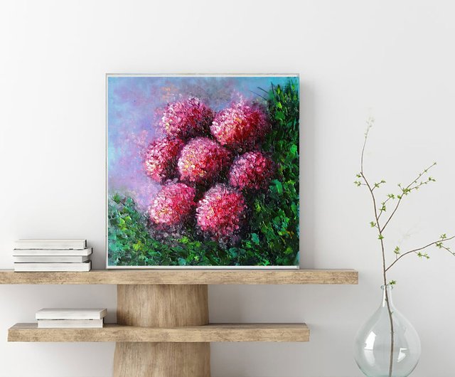 油絵 絵画 【アジサイの花】 油絵 絵画 【アジサイの花】 | HIROSHI1990