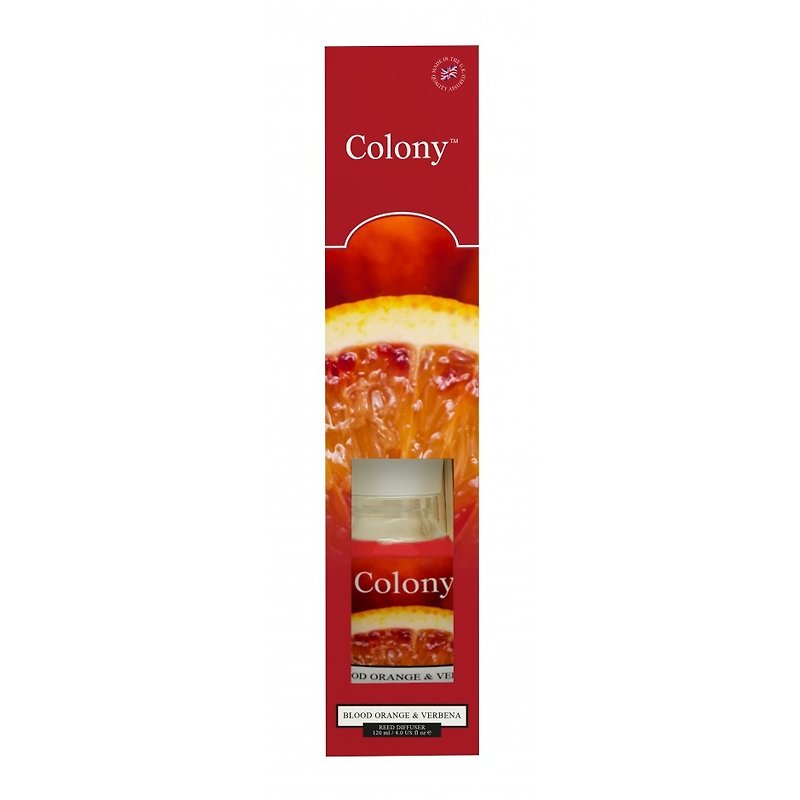 British Fragrance Colony Series - Red Orange Verbena 120 ml - Fragrances - Glass 