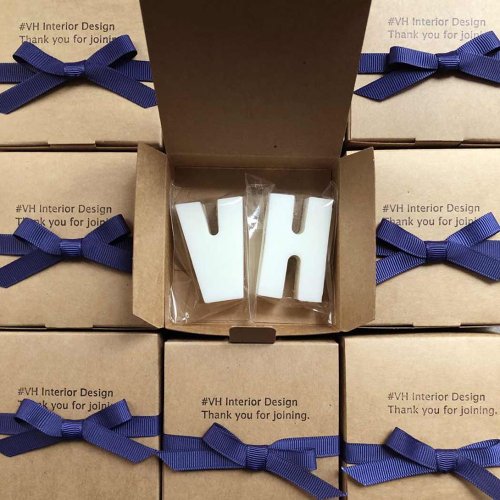 Scent Forest 香氛森林 【訂製】英文字母手工皂 - 2PC 禮盒 婚禮小物 客製化 企業禮贈品