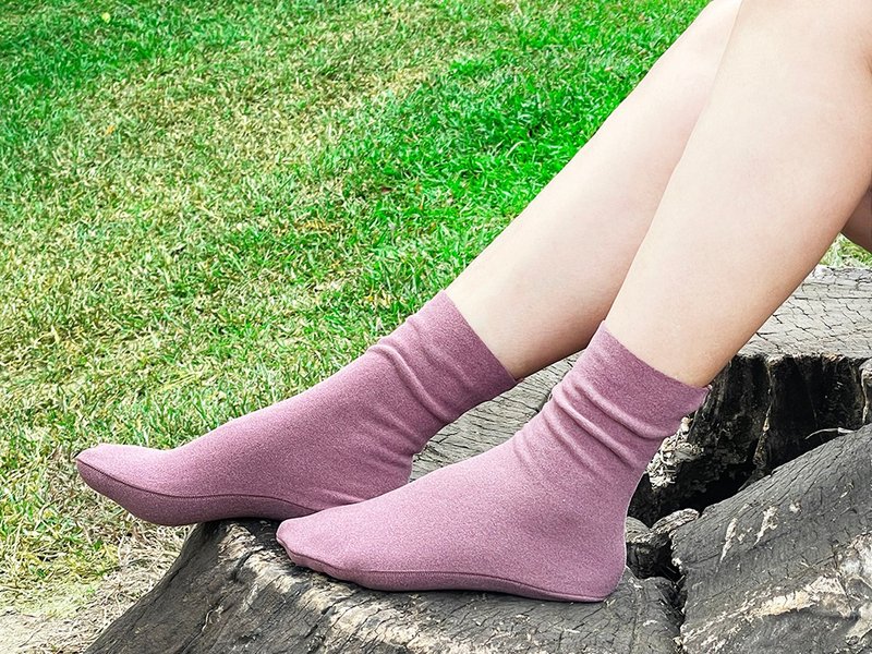 New fashion in autumn and winter: elegant brushed fleece socks, socks, shoes and - Socks - Cotton & Hemp Blue