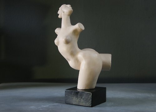 KerumbiaCeramics Ceramic woman figurine Female nude figure Nude woman statue Erotic sculpture