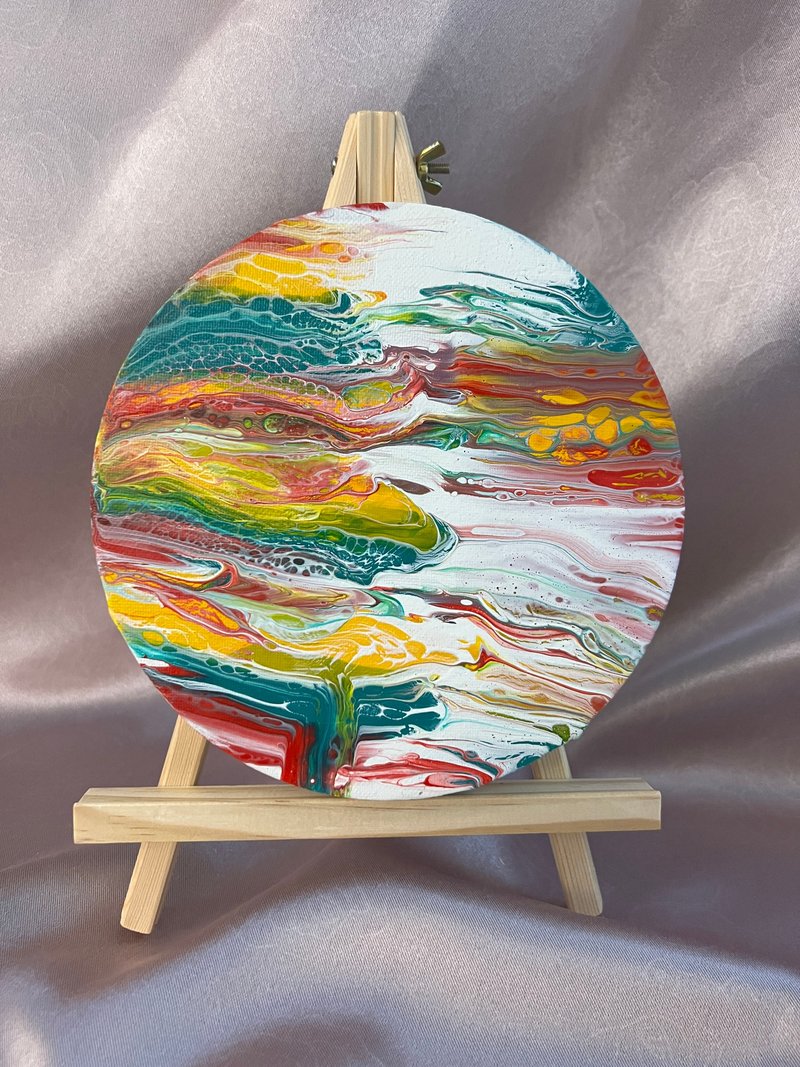 能量流動畫-意識 - 擺飾/家飾品 - 棉．麻 白色