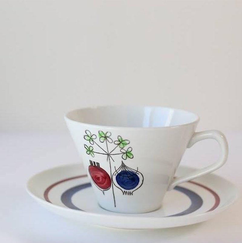 Christy has placed an order. Nordic old two groups and three magazines - Cups - Porcelain 