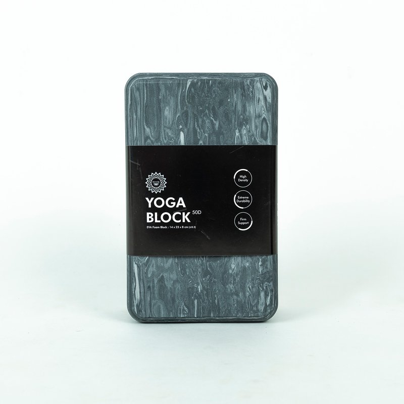 MIRACLE Yoga Brick│Cloudy Gray - อุปกรณ์ฟิตเนส - วัสดุอีโค สีเทา