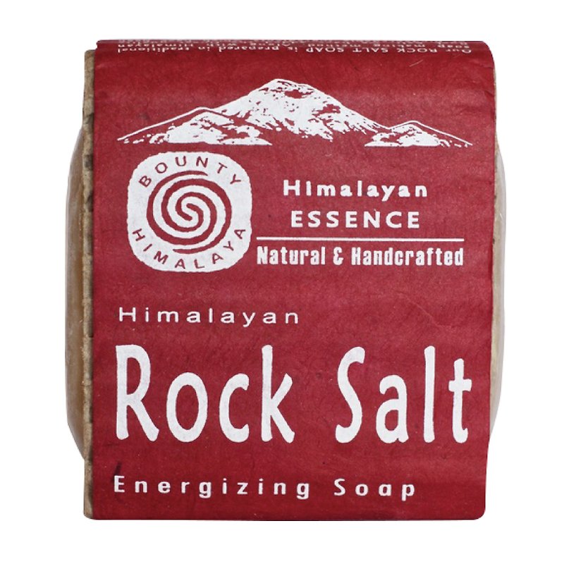 Nepal-Himalayan Rock Salt Handmade Hair Soap 100g - ครีมนวด - วัสดุอื่นๆ สีแดง