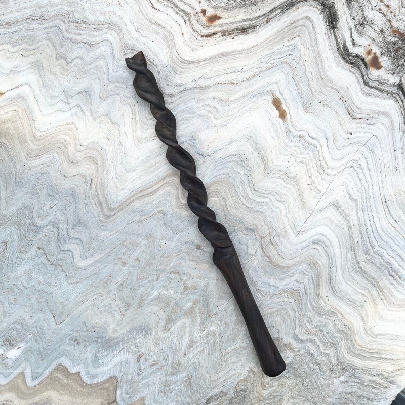 我製杖　魔杖　超瑪娜砲　手工魔杖　綠檀製法杖 - 擺飾/家飾品 - 木頭 綠色