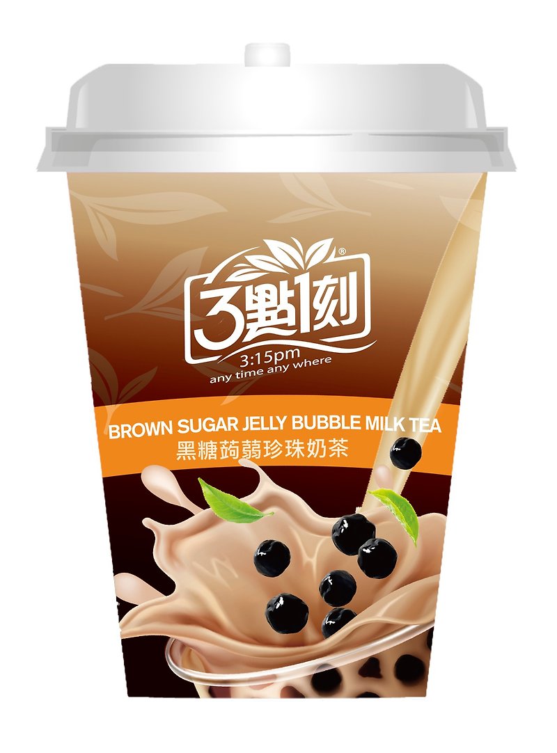 【3點1刻】黑糖蒟蒻珍珠奶茶杯 80g/杯 - 茶葉/茶包 - 其他材質 咖啡色