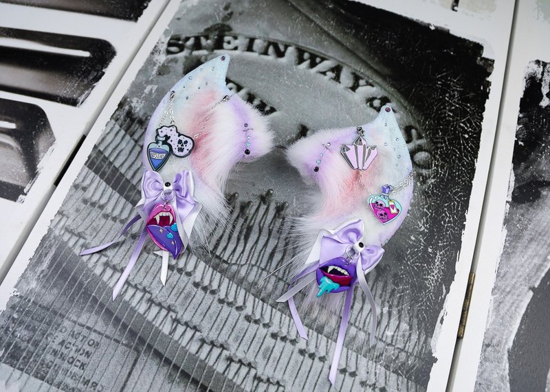 OOAK Pastel Witch - Hair Accessories - Other Metals Transparent