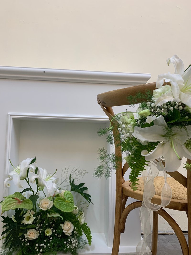 婚禮花藝體驗課程 / 走道、椅背花 - 植栽/花藝 - 植物．花 