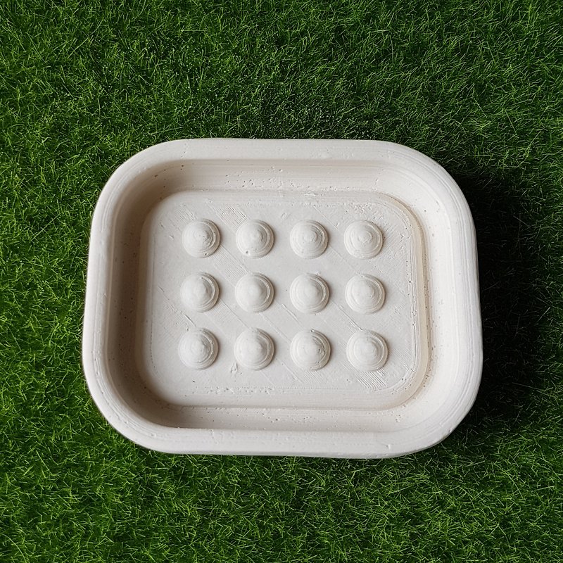  Diatomaceous earth Rectangle soap Dish / Holder / Tray - อื่นๆ - วัสดุอื่นๆ 