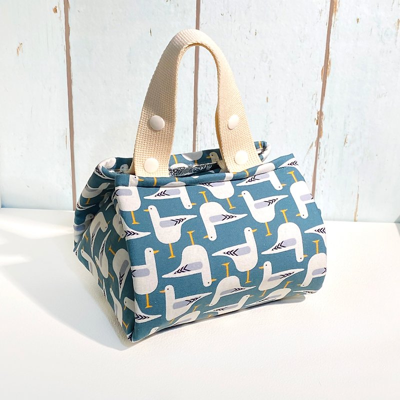 WaWuStyle Furoshiki-like Lunch Bag - Handbags & Totes - Cotton & Hemp Green