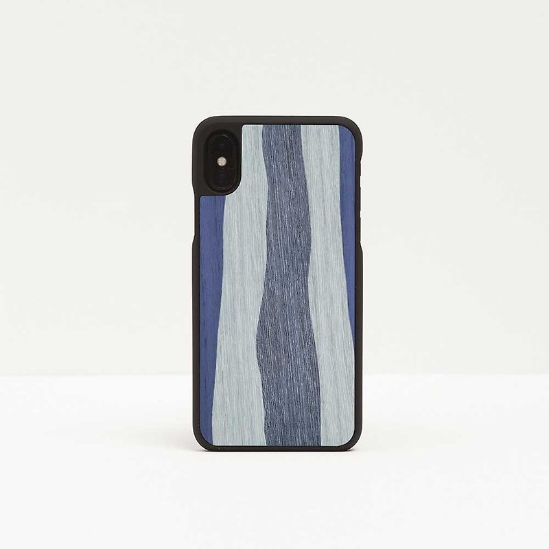 [Pre-Order] Log Phone Case/Monochrome Blue-iPhone/Huawei - Phone Cases - Wood Brown