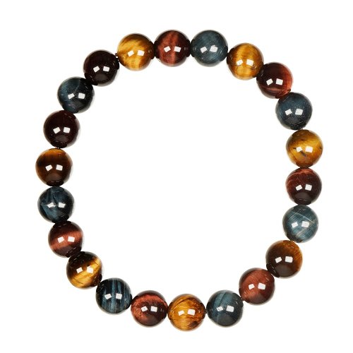 正佳珠寶 Gemsrich Jewelry 【正佳珠寶】 彩虎眼 高品三彩虎眼石 8mm 彩虎眼手珠