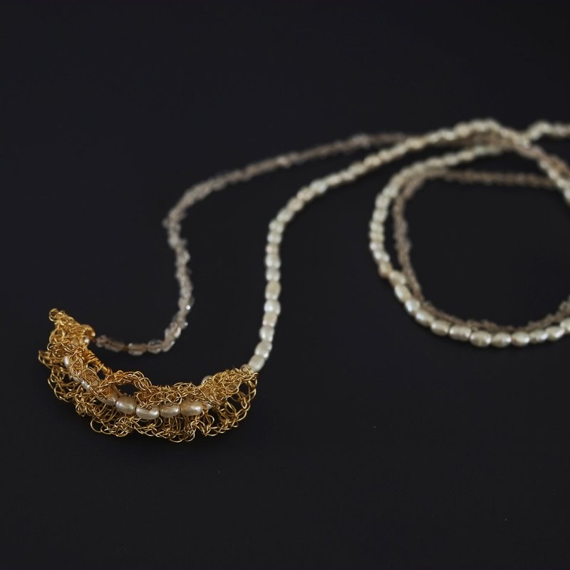 Moja Necklace - 項鍊 - 其他金屬 金色