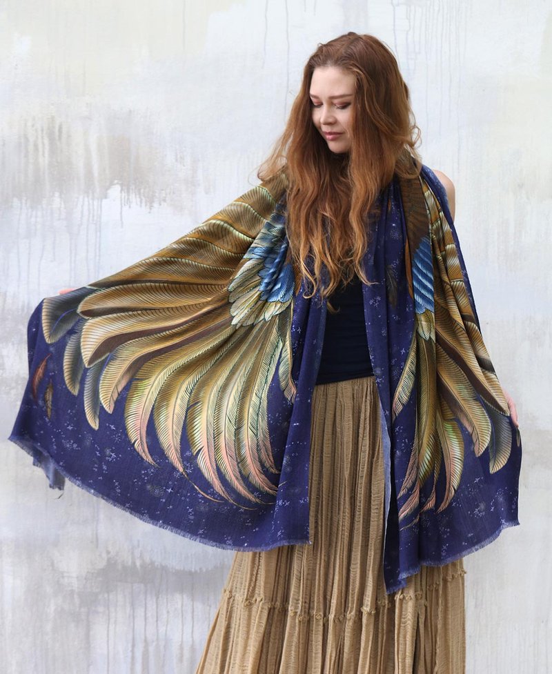 Celeste Shawl - 絲巾 - 棉．麻 